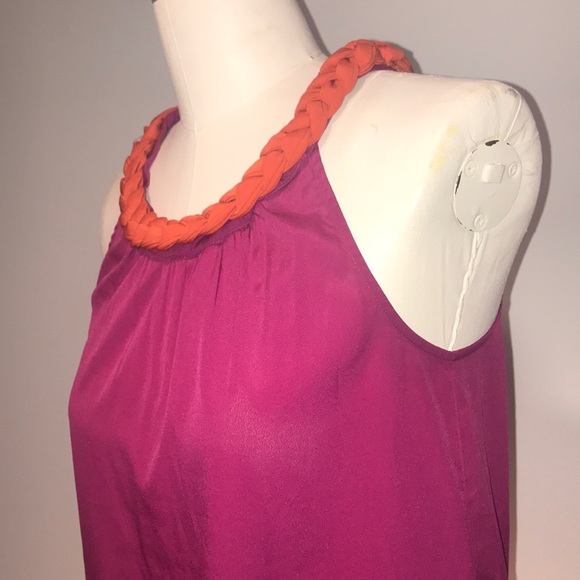 BANANA REPUBLIC purple/orange sleeveless top ▪️med - Picture 5 of 8